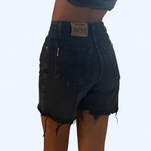 Women's Blue Navy Denim Shorts